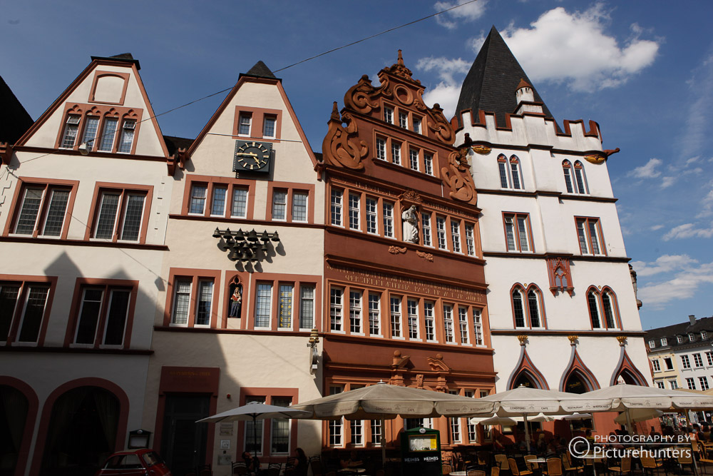 Häuserzeile in Trier