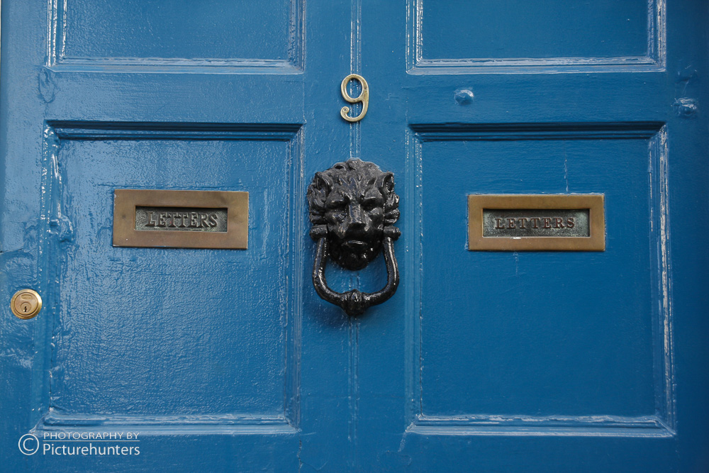 Blaue Tür in Cork | Irland