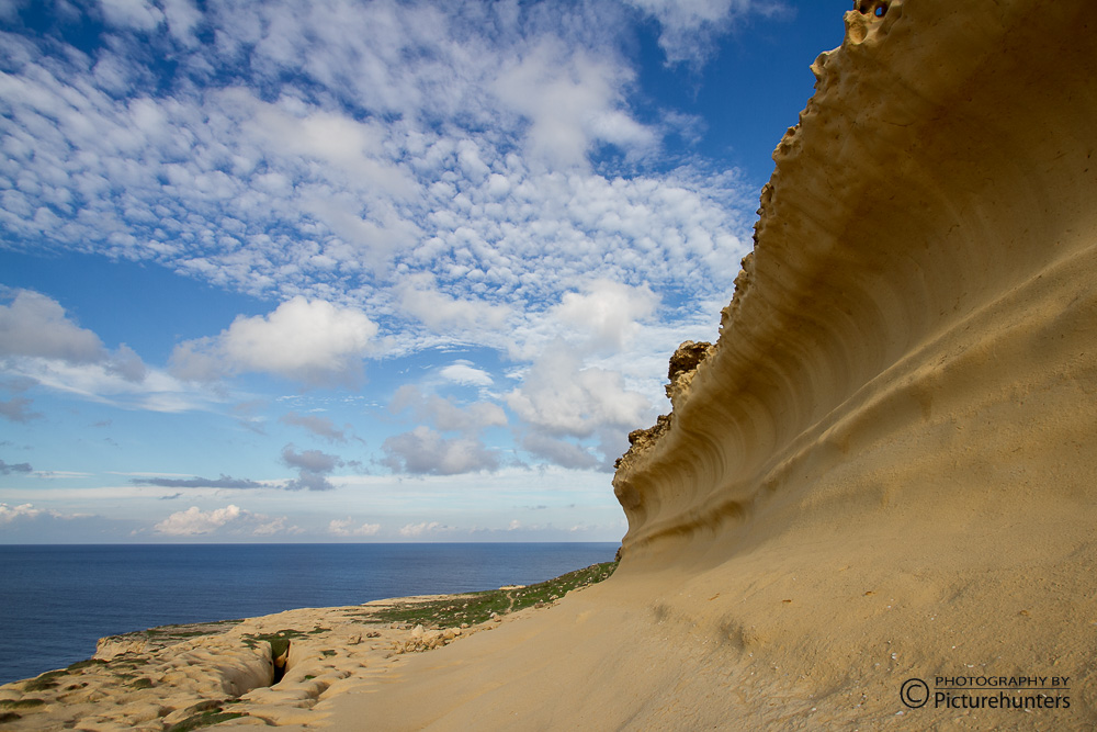 Sandsteinwelle auf Gozo