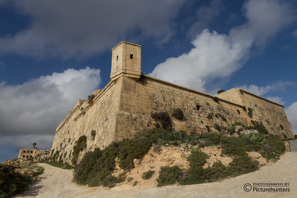 Wehranlage an der Küste von Gozo