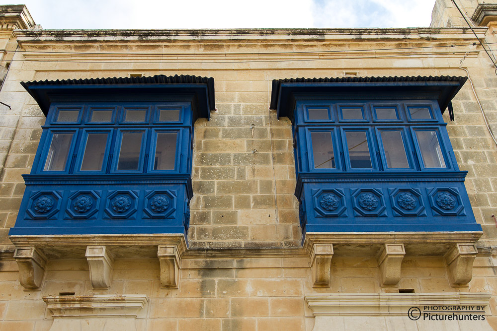 Blaue Fenster auf Gozo