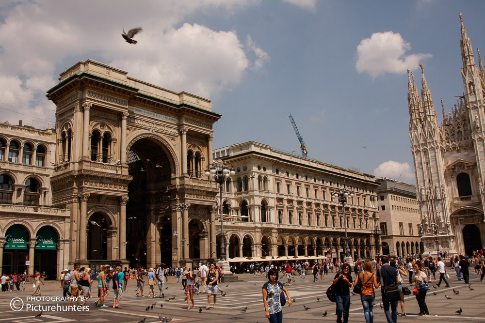 Eingang zur Galleria Vittorio Emanuele II