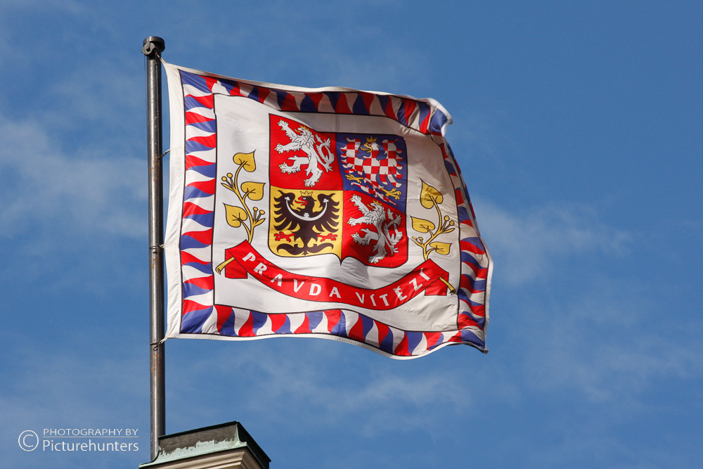 Flagge über Prag