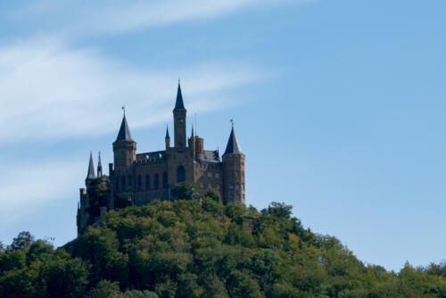 Blick zur Burg Hohenzollern