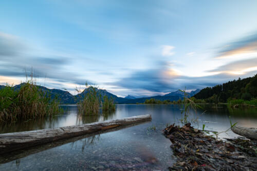 Wolkenstimmung am Forggensee