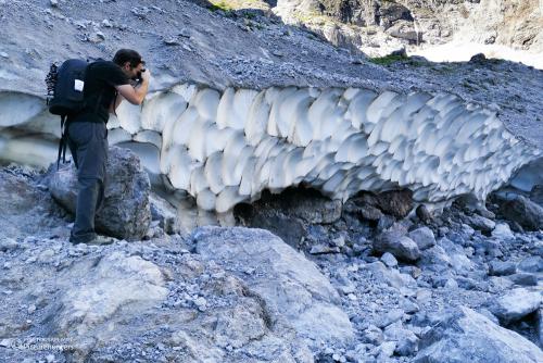 Eisstrukturen fotografieren