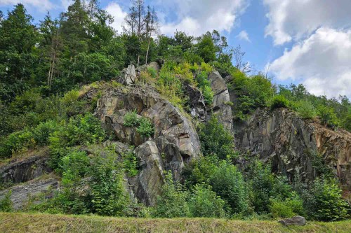 Schieferfalte Ziegenrück