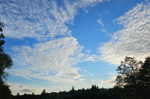 Wolkenstimmung am Abend