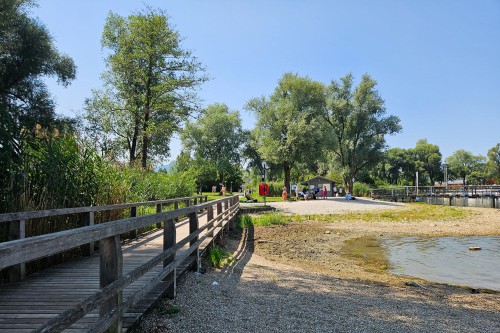 Niedrigwasser im Chiemsee