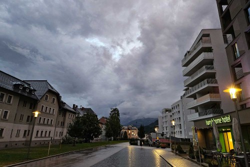 Dunkle Wolken