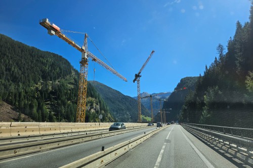 Luegbrücke-Baustelle