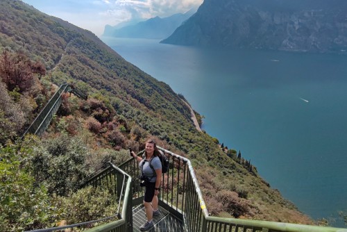 Mit Blick auf den See