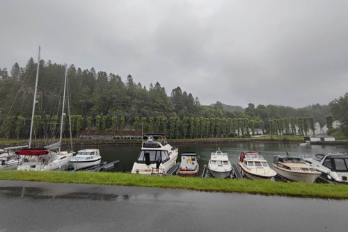 Kaffeepause im Hafen