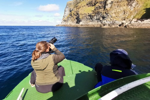 Vorne auf dem Schiff