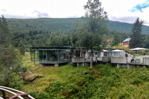 Tolles Cafe am Wasserfall