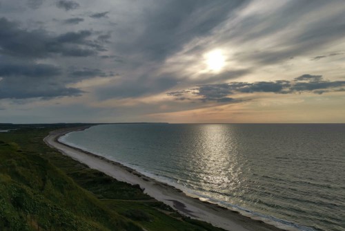 Küstenblick beim Campground
