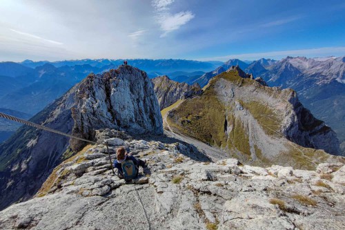 Blick vom Gipfelkreuz