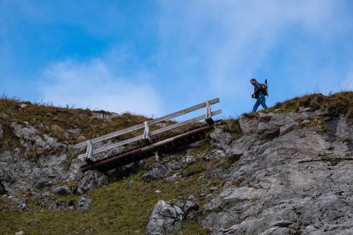 Markus auf dem Höhenweg