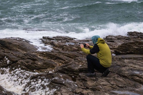Konzentriertes Fotografieren