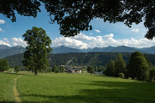 Blick auf Ramsau