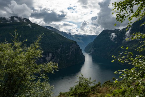 Blick in den Geirangerfjord