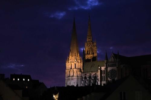 Licht an der Kathedrale