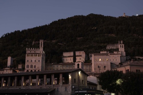 Blick auf Gubbio