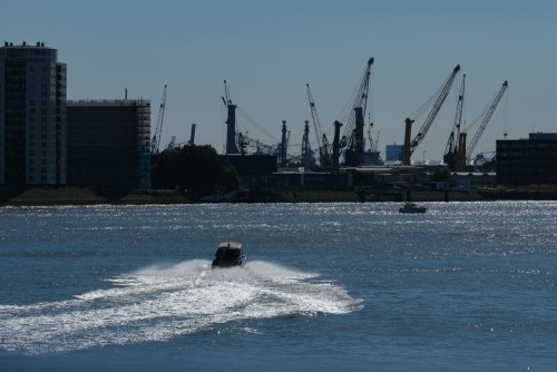 Richtung Hafen Rotterdam
