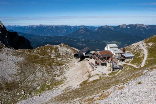 Blick zur Bergstation
