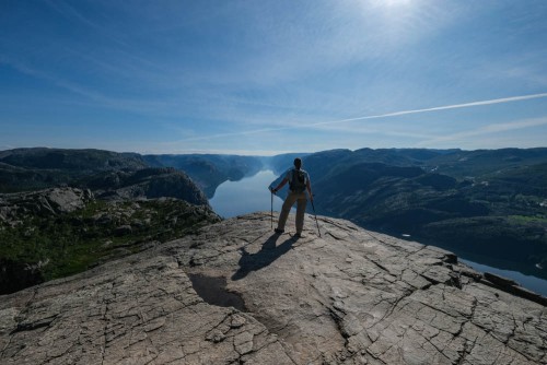 Andrea am Preikestolen
