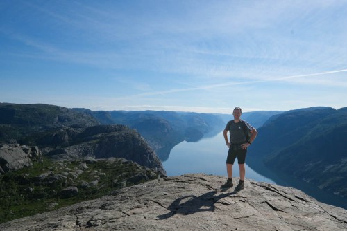 Markus am Preikestolen