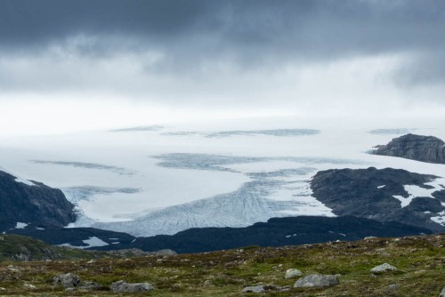 Erster Gletscherblick