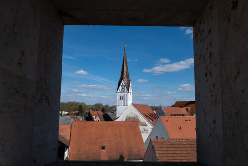 Blick zur Kirche