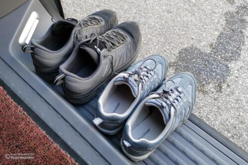 Die Schuhe entspannen